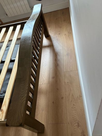 Bed, Chest Drawers and Bedside Table
