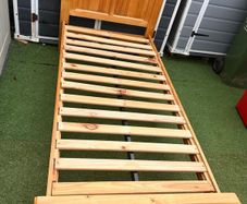 Beautiful Extremely Solid Single Wooden Bed Frame - Can Deliver
