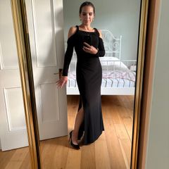 Coast Black Evening Maxi Dress