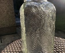 large glass vase