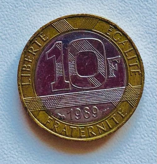 1989 - France - 10 Francs coin