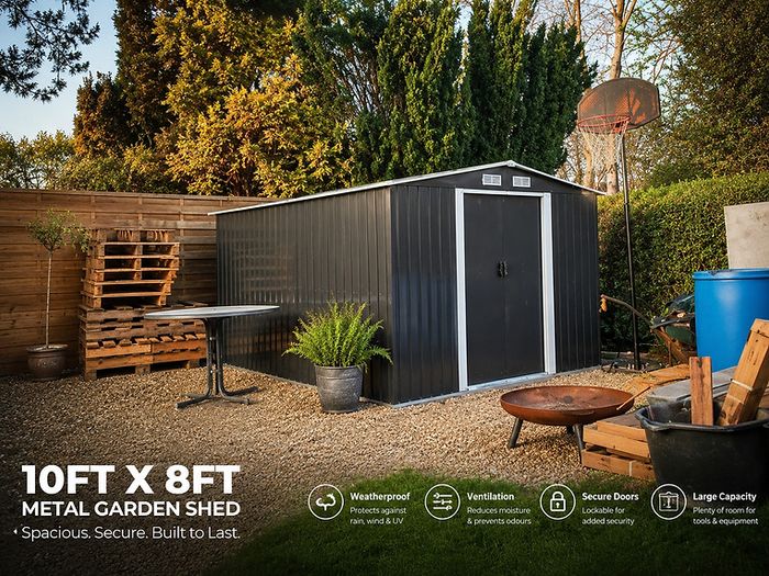 Metal Shed 10 x 8ft