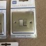 3X BG Electrical Double Light Switch Image 2