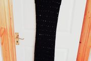 Black Party Dress with Sequins - Size 14