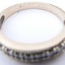 Vintage Diamond Band Ring 18Ct Gold Fine Wedding Jewelry Band Size N1/2 - 2,92g Image 4
