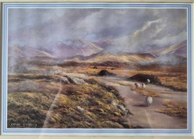 Commemara landscape print by Cathal O'Malley