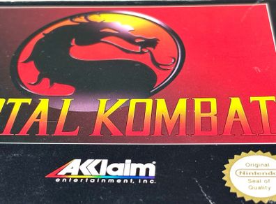 SNES Mortal Kombat - Boxed
