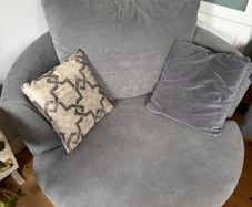 spinning arm chair