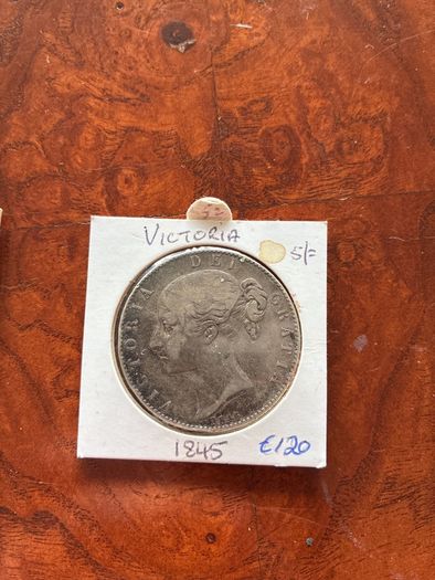 UK Crown 1845 low mintage