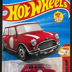 NEW Austin Mini Cooper S, RED Hot Wheels