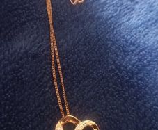 silver gold plated chain