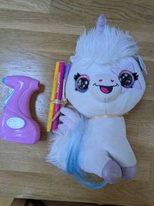 Airbrush plush Unicorn toy