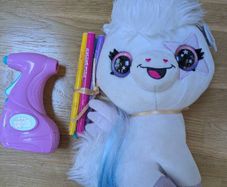 Airbrush plush Unicorn toy
