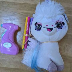 Airbrush plush Unicorn toy