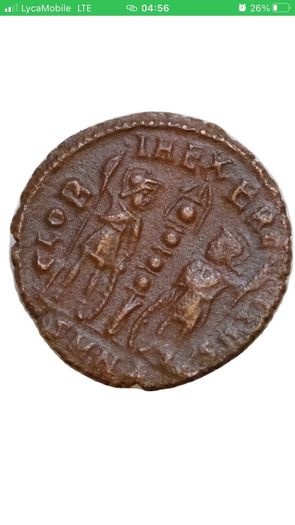 Constantinus I The Great 306-337 AE14mm 1,4g Nicomea Soldiers Legionary Standard