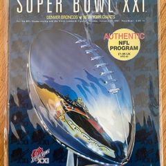 Very Rare 1987 NFL Super Bowl XXI - Denver Broncos v New York Giants Official UK/IRL Programme