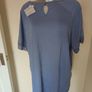 BNWT Cellbes blue embroidered top size UK22/24 EU50/52 Postage included Image 5