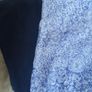 Large Jersey Cotton Wrap + Snood Scarf Crochet Edged Image 4