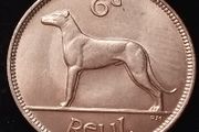 #244 - Ireland - 1956 - 6 Pence - KM.13a - UNC