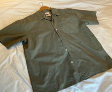 Norse Projects short sleeve shirt - olive green L