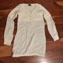 White Wool Tunic Dress Elegant Fit, brand Vero Moda Image 4