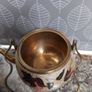 Large Brass / Enamel Teapot Image 5
