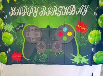 Gaming Happy Birthday Banner