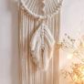 NEW SALE | Large Dream Catcher Boho Macrame Dreamcatcher Cotton Woven Image 3
