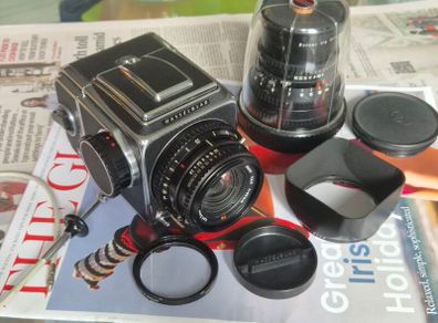 Hasselblad 500 c/m with lens and accessories