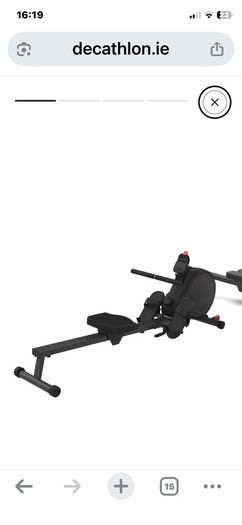 rowing machine domyos essential 120