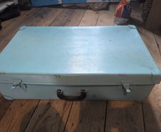 vintage upcycled suitcase