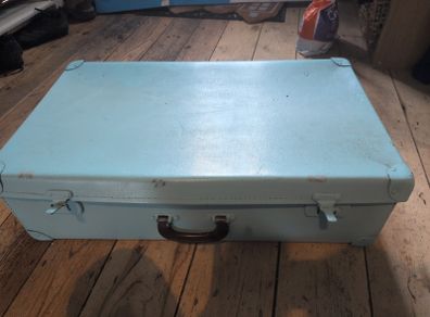 vintage upcycled suitcase