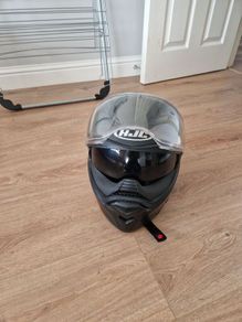 hjc matt black helmet