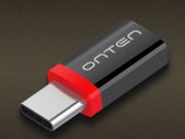 Micro USB Female To Type-C USB3.1 Male Sync Data Charger Cable - Black