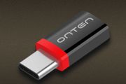 Micro USB Female To Type-C USB3.1 Male Sync Data Charger Cable - Black