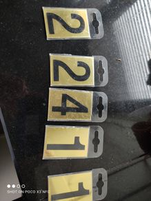 Gold numbers characters new