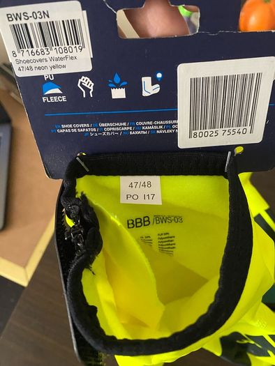 Waterflex shoes cover size 47 - brand new