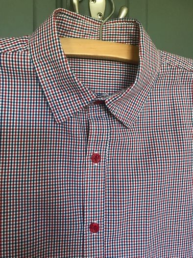Boys long sleeved checked shirt aged 5-6 years
