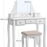 New Modern White Dressing Table  - Free Delivery Nationwide Image 3
