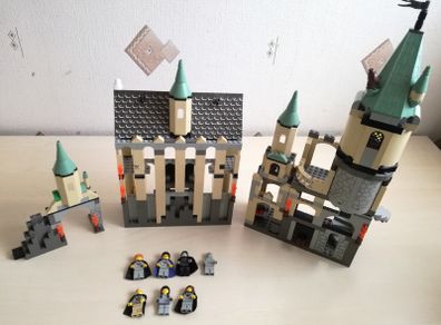 Hogwarts Lego castle with instruction manual