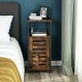 New Standing Cabinet Bedside Cupboard with Shelf - FREE P&P Image 6