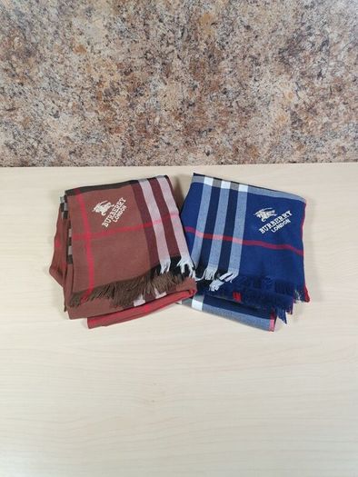 Burberry scarf scarves blue brown tartan check