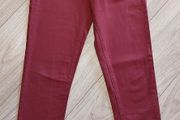 Brand new dark red jeggins - size 10 long