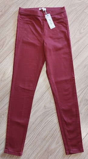 Brand new dark red jeggins - size 10 long
