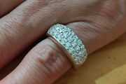 Sterling Silver Ring - Size L - Stamped for Silver (S60)
