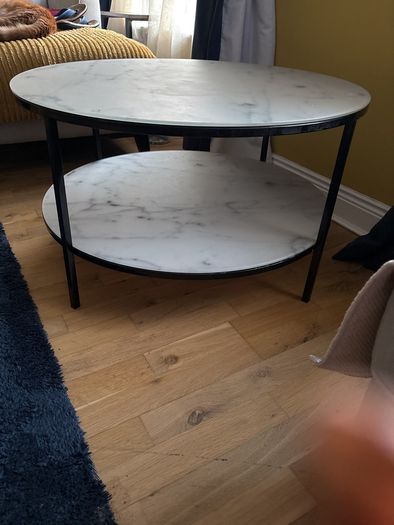marble style  coffee table