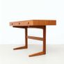 Mid century modern danish teak desk George petersens Image 3