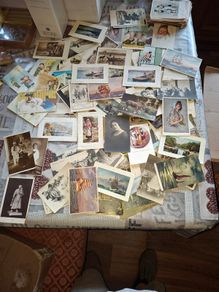 Large Collection of Old postcards Over 150 used