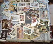 Large Collection of Old postcards Over 150 used