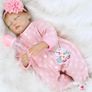 22 Inch 55cm Reborn Dolls Baby Girl Soft Silicone Vinyl Real Life Dolls Toddler Sleeping Girl Lifelike Handmade Reborn Babies Xmas Gift (FREE POSTAGE) Image 2